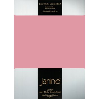 Janine 5002 Spannbetttuch Elastic 140/200 bis 160/220 cm altrose Fb. 21